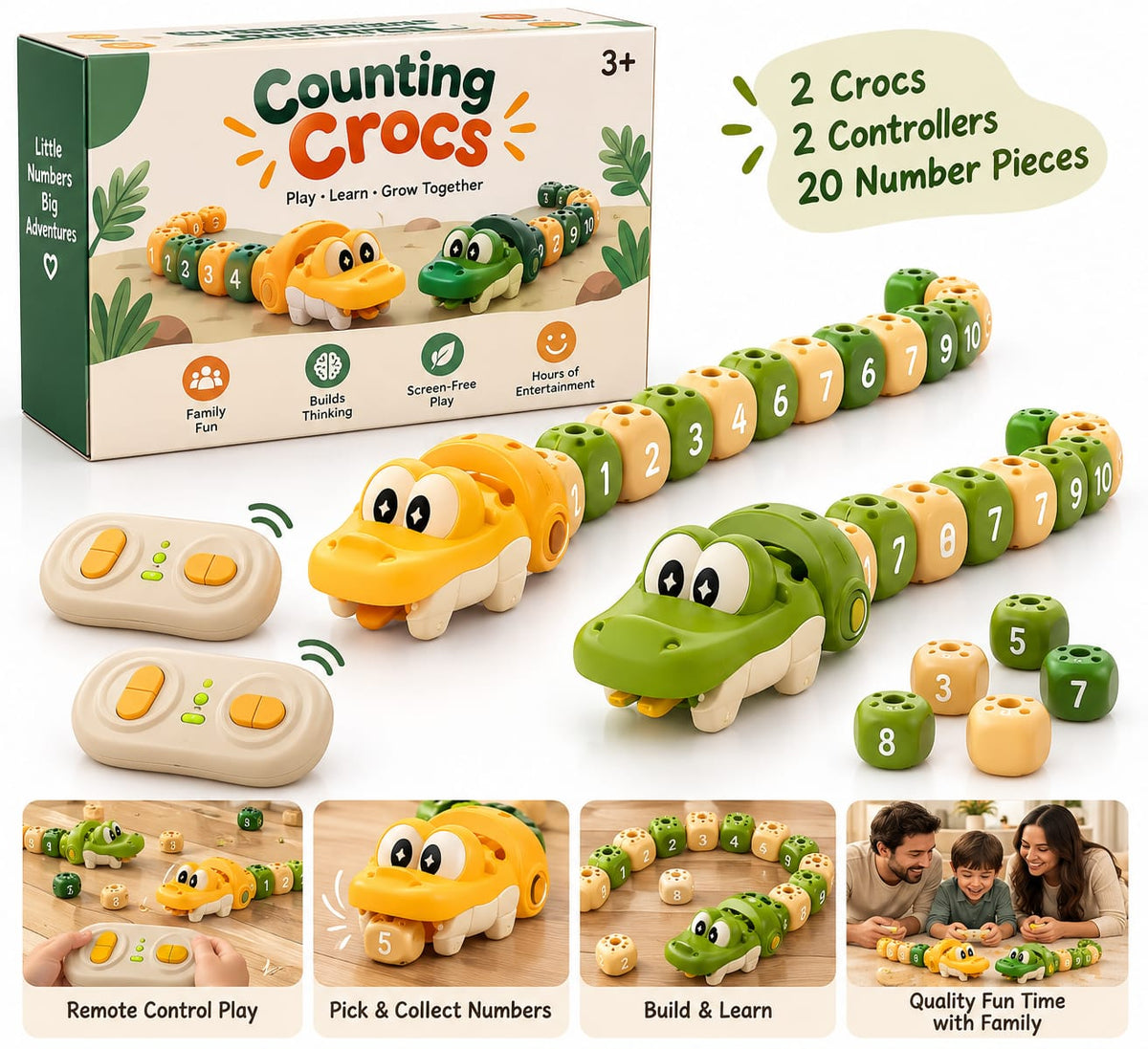 Counting crocs™|Count.Play.Learn.Repeat.